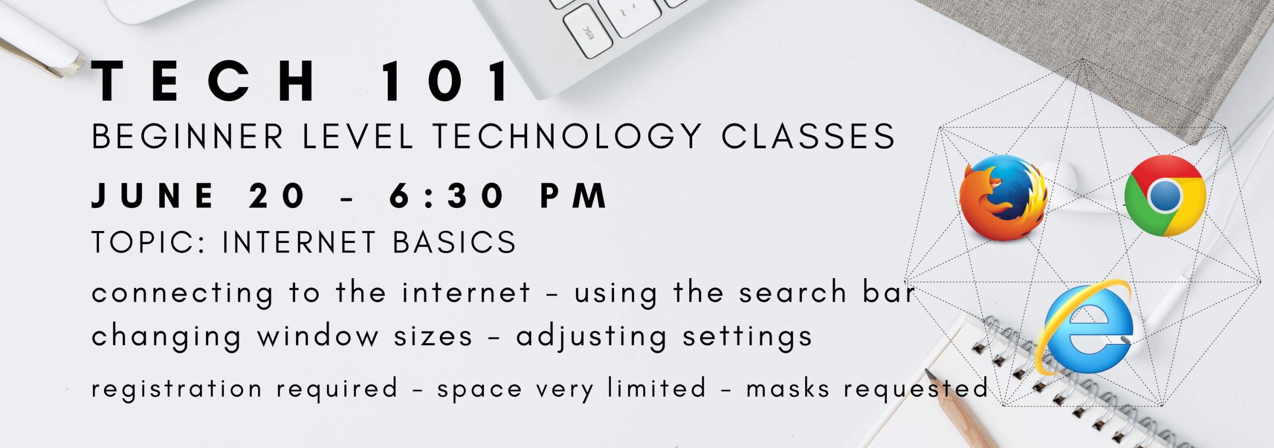 Tech 101 Internet Basics 2022 06 20 – Moon Township Public Library